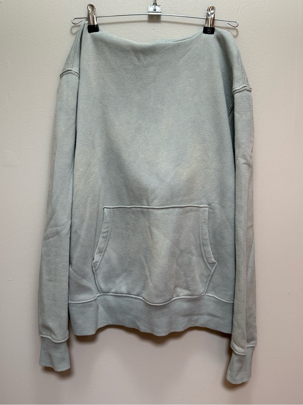 Old Navy Light Sage Pullover Hoodie with Front Pocket Sz S